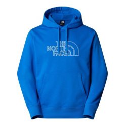 Bluza The North Face Drew Peak Light. Niebieskie bluzy męskie The North Face, m, bez wzorów, bez ramiączek, bez kaptura. Za 245.99 zł.
