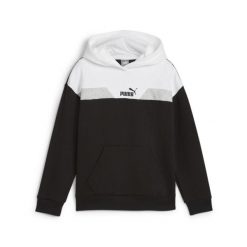 Młodzieżowa bluza z kapturem PUMA POWER PUMA Black. Czarna bluzy męskie Puma, l, bez wzorów, z kapturem, na jogę i pilates. Za 204.30 zł.