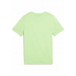 Młodzieżowa koszulka ESS z logo No. 1 PUMA Spring Fern Green. Zielona bluzki damskie Puma, m, bez wzorów, z gumy, młodzieżowe, bez kołnierzyka, bez ramiączek. Za 79.00 zł.