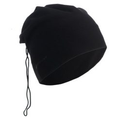 Czapka termiczna Artengo wielofunkcyjna. Czarne czapki damskie KUIKMA, bez wzorów, z dzianiny, sportowe. Za 24.99 zł.