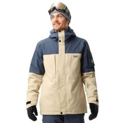 Kurtka narciarska Colourwear Eagle. Brązowe kurtki sportowe męskie Colourwear, na zimę, l, bez wzorów, z materiału, bez kaptura, narciarskie. Za 889.99 zł.