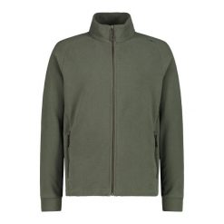 Polar CMP. Zielone bluzy sportowe męskie CMP, na zimę, bez wzorów, z polaru, bez kaptura, narciarskie. Za 356.00 zł.