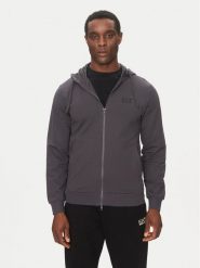 EA7 Emporio Armani Bluza 8NPM33 PJVRZ U8115 Szary Regular Fit. Szare bluzy męskie EA7 Emporio Armani, m, bez wzorów, z bawełny, bez ramiączek, bez kaptura. Za 479.99 zł.