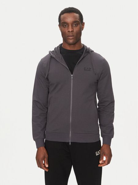 EA7 Emporio Armani Bluza 8NPM33 PJVRZ U8115 Szary Regular Fit. Szare bluzy męskie EA7 Emporio Armani, m, bez wzorów, z bawełny, bez ramiączek, bez kaptura. Za 479.99 zł.