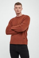 Sweter męski kaszmirowy BURBERRY. Swetry męskie Burberry, m, bez wzorów, z kaszmiru, bez kołnierzyka, bez ramiączek. Za 5,129.00 zł.