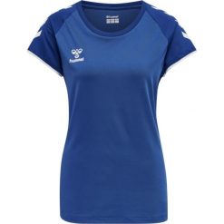 Koszulka damska Hummel hmlhmlCORE volley stretch. Niebieskie bluzki damskie Hummel, xl, bez wzorów, sportowe, bez kołnierzyka, bez ramiączek. Za 180.00 zł.