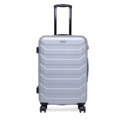 Walizka średnia GINO ROSSI. Szare walizki damskie Gino Rossi, bez wzorów, średnie. Za 279.99 zł.