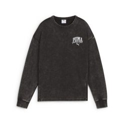 Bluza sportowa damska Puma Class Comfort Washed Tr. Czarne bluzy damskie Puma, l, bez wzorów, sportowe, bez ramiączek, bez kaptura. W wyprzedaży za 184.00 zł.
