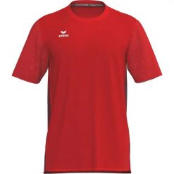 T-shirt Erima T&F Wings Function czerwony. Czerwone t-shirty damskie Erima, xxl, bez wzorów, z elastanu, klasyczne, bez kołnierzyka, bez ramiączek. Za 174.50 zł.