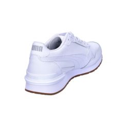 Buty sportowe Puma St Runner V4 L. Białe obuwie sportowe damskie Puma, bez wzorów, ze skóry, bez zapięcia, trekkingowe. Za 231.99 zł.