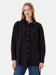 Guess Jeans Koszula W4YH22 WGCF1 Czarny Relaxed Fit. Czarne koszule damskie Guess Jeans, s, z aplikacjami, z bawełny, bez kołnierzyka, bez ramiączek. Za 209.99 zł.