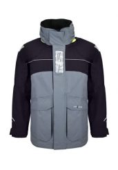 KURTKA - SZTORMIAK C4S BERGEN II CARBON/GRAFIT [M]. Szare kurtki męskie CRAZY 4 SAILING, m, bez wzorów, z neoprenu, bez kaptura. Za 1,058.20 zł.