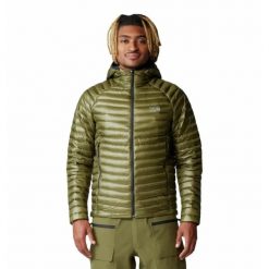 Kurtka z kapturem Mountain Hardwear Ghost Whisperer™. Czerwone kurtki męskie MOUNTAIN HARDWEAR, l, bez wzorów, z materiału, z kapturem. Za 1,844.00 zł.
