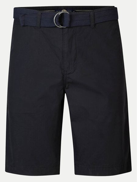 Petrol Industries Szorty materiałowe M-1040-SHO501 Czarny Slim Fit. Czarne szorty męskie Petrol Industries, bez wzorów, z bawełny. Za 149.99 zł.