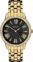 Zegarek Sekonda Zegarek damski Sekonda 40562 złoty. Żółte zegarki damskie Sekonda, złote. Za 455.00 zł.