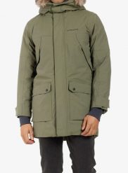 Płaszcz zimowy męski Didriksons Rick Parka. Zielone parki męskie Didriksons, na zimę, m, bez wzorów, z materiału, bez kołnierzyka, bez kaptura. Za 879.99 zł.