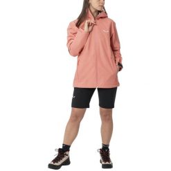 Kurtka przeciwdeszczowa turystyczna damska Salewa Puez 2.5L PTX Jacket W. Czerwone kurtki sportowe damskie Salewa, l, bez wzorów, bez ramiączek, bez kaptura, trekkingowe. W wyprzedaży za 443.20 zł.