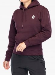 Bluza z kapturem damska Black Diamond Equipment For Alpinists PO Hoody - bordeaux. Czarne bluzy damskie Black Diamond, bez wzorów, bez ramiączek, z kapturem. Za 328.99 zł.