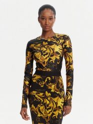Versace Jeans Couture Body 79HAM221 JS501 Czarny Slim Fit. Czarne body Versace Jeans Couture, bez wzorów, z jeansu. Za 699.99 zł.