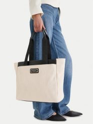 Nine West Torebka CEO-Brielle-LA374-4705 Écru. Shopperki damskie Nine West, bez wzorów, z materiału, bez dodatków. Za 249.99 zł.