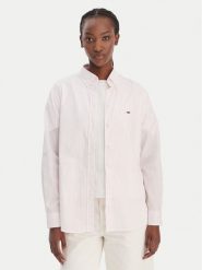 Tommy Jeans Koszula DW0DW22211 Różowy Regular Fit. Czerwone koszule damskie Tommy Jeans, xl, bez wzorów, z bawełny, bez kołnierzyka, bez ramiączek. Za 369.99 zł.