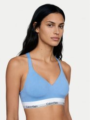 Calvin Klein Underwear Biustonosz braletka LV00QF8500 Niebieski. Niebieskie biustonosze Calvin Klein Underwear, bez wzorów, z bawełny. Za 142.99 zł.