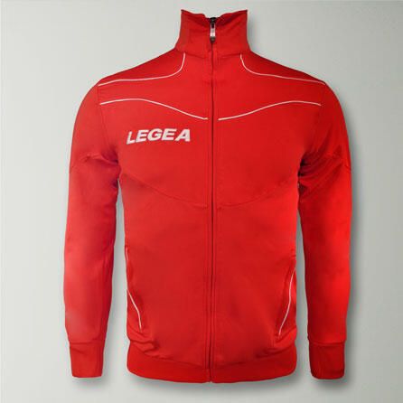 Kurtka Texas Junior do Trening z Kapturem Czerwono-Biała. Białe kurtki męskie Legea, xs, bez wzorów, z materiału, bez ramiączek, z kapturem, do biegania. Za 59.90 zł.