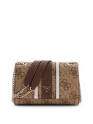 Guess Torebka 180976 Brązowy. Brązowe listonoszki damskie Guess, z aplikacjami, bez dodatków. Za 569.99 zł.