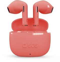 SBS wireless earbuds Go Pods TWS, red. Czerwone słuchawki bezprzewodowe SBS Mobile. Za 119.81 zł.