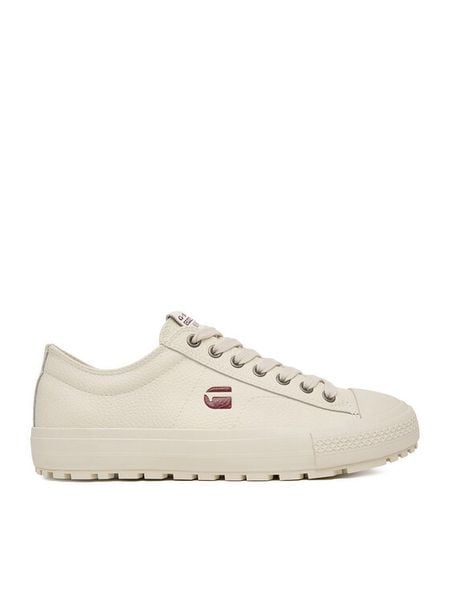G-Star Raw Trampki EO-ALEX2-02 Écru. Białe trampki męskie G-Star Raw, bez wzorów, ze skóry, retro, bez zapięcia. Za 126.99 zł.