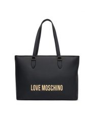 LOVE MOSCHINO Torebka JC4190PP1PKD0000 Czarny. Czarne shopperki damskie Love Moschino, bez wzorów, ze skóry, bez dodatków. Za 1,059.00 zł.