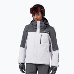 Kurtka narciarska Rossignol Hero Velika Insulated Soft Grey - M. Szare kurtki sportowe męskie Rossignol, na zimę, m, bez wzorów, bez kaptura, narciarskie, primaloft. Za 1,914.10 zł.