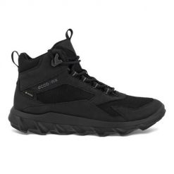 Buty do chodzenia damskie Ecco Mx Mid Gtx. Czarne obuwie trekkingowe damskie ecco, z gore-texu, za kostkę, bez zapięcia. Za 829.99 zł.