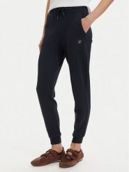 Beverly Hills Polo Club Spodnie dresowe P-SS26W-TF546550 Granatowy Regular Fit. Niebieskie spodnie dresowe damskie Beverly Hills Polo Club, bez wzorów, z dresówki. Za 239.99 zł.
