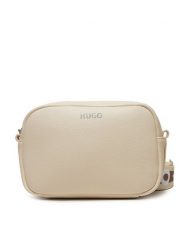 HUGO Torebka Bel 50490172 Écru. Listonoszki damskie Hugo, bez wzorów, ze skóry, bez dodatków. Za 479.99 zł.