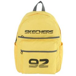 Plecak unisex Skechers Downtown Backpack pojemność 20 L. Żółte plecaki męskie Skechers, bez wzorów, z materiału, sportowe. Za 89.99 zł.