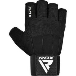 Rękawiczki RDX Workout Gym Gloves W3B. Czarne rękawiczki męskie RDX SPORTS, bez wzorów. Za 59.99 zł.