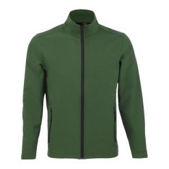 Męska Kurtka Soft Shell Race. Zielone kurtki męskie SOL'S, m, bez wzorów, sportowe, bez kaptura. Za 145.99 zł.