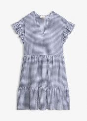 Sukienka mini z kory. Białe sukienki damskie bonprix, bez wzorów, bez kołnierzyka, bez ramiączek, mini. Za 79.99 zł.