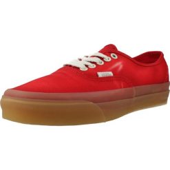 Buty VANS LX AUTHENTIC 44 Czerwony. Czerwone buty zimowe męskie Vans, bez wzorów, z tkaniny, bez obcasa, bez zapięcia. Za 412.99 zł.