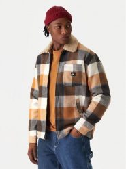 Quiksilver Kurtka przejściowa Dna Sherpa Harrington EQYJK04201 Brązowy Regular Fit. Brązowe kurtki męskie Quiksilver, l, bez wzorów, z bawełny, bez kaptura. Za 549.99 zł.