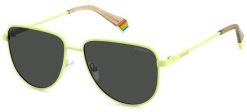 Polaroid Okulary POLAROID PLD6196SX4ANF. Okulary przeciwsłoneczne, Kolor LIME. Unisex. NoSize. Zielone okulary przeciwsłoneczne damskie POLAROID. Za 186.71 zł.