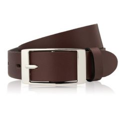 Pasek skórzany 100 cm brązowy PAOLO PERUZZI PG-02-BRS-100. Brązowe paski damskie Paolo Peruzzi, bez wzorów, z jeansu. Za 49.99 zł.