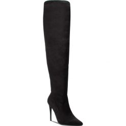 Muszkieterki STEVE MADDEN - Dade Overknee Boot SM11000150-04001-001 Black. Czarne kozaki damskie Steve Madden, bez wzorów, z materiału, bez obcasa, na obcasie, bez zapięcia. Za 459.00 zł.
