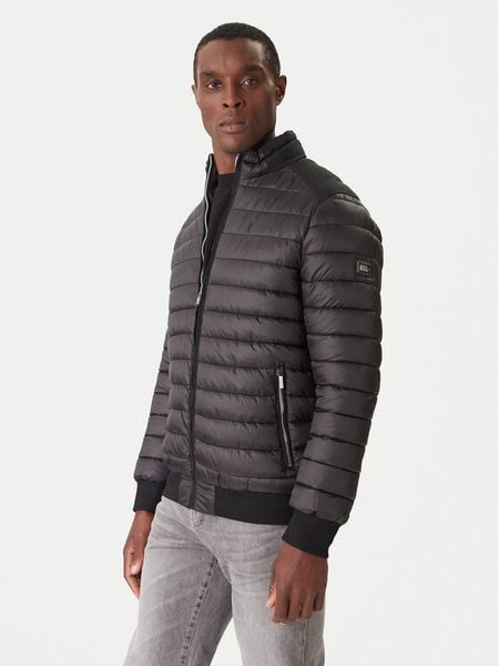 KARL LAGERFELD Kurtka zimowa 505033 554587 Czarny Regular Fit. Czarne kurtki męskie KARL LAGERFELD, na zimę, m, bez wzorów, z syntetyku, bez kaptura. Za 1,289.00 zł.