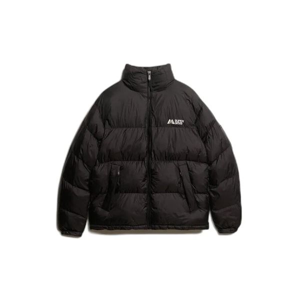 Kurtka puchowa Superdry Non Tech Jkt. Czarne kurtki męskie Superdry, na zimę, xl, bez wzorów, z puchu, bez kaptura. Za 420.45 zł.