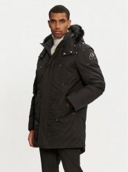 Moose Knuckles Kurtka puchowa M32MP261SX Czarny Regular Fit. Czarne kurtki męskie Moose Knuckles, m, bez wzorów, z bawełny, bez kaptura. Za 6,299.00 zł.