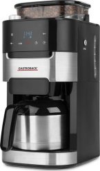 Ekspres przelewowy Gastroback Grind & Brew Pro Thermo, Drip coffee maker, 1 L, Coffee beans, Ground coffee, Built-in grinder, 850 W, Black, Stainless. Czarne ekspresy przelewowe Gastroback. Za 799.00 zł.