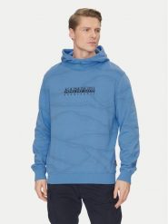 Napapijri Bluza Cellini NP0A4ILR Niebieski Relaxed Fit. Niebieskie bluzy męskie Napapijri, l, bez wzorów, z bawełny, bez ramiączek, bez kaptura. Za 319.99 zł.