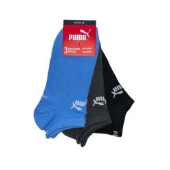 Skarpety Puma ELEMENTS PLAIN SNEAKER 3-PACK 94710905. Skarpetki damskie Puma, bez wzorów, z bawełny. Za 58.41 zł.
